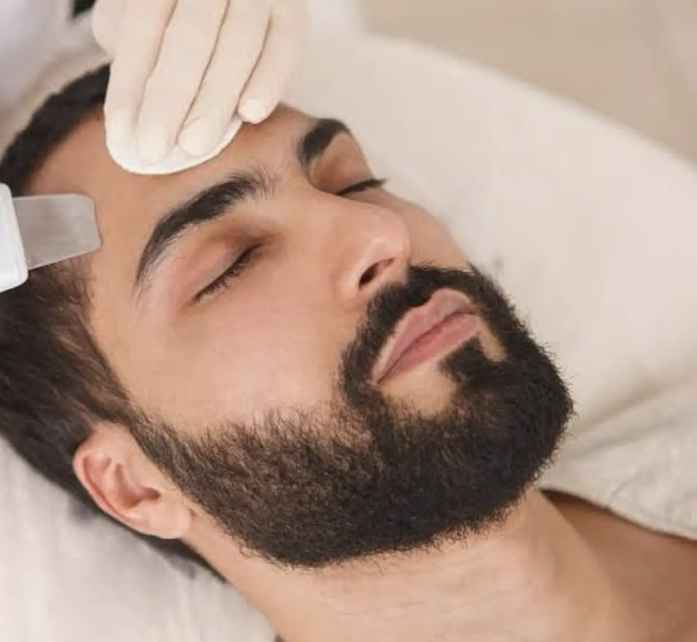 Valerie's Adventure Time | Microdermabrasion For Men: Does It Help With Beard Ingrowns And ‘Maskne’ Scarring? microdermabrasion for men beard ingrowns